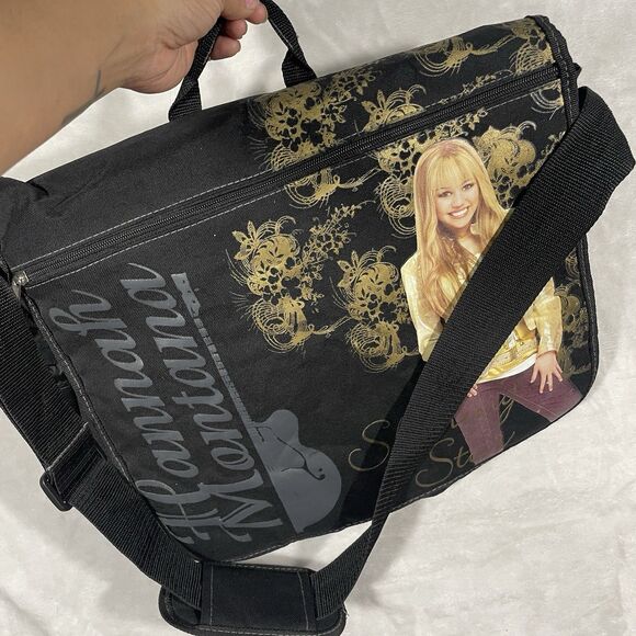 Disney Hannah Montana Senior HS Messenger Bag Shining Star Y2K McBling Pop Star main image 7